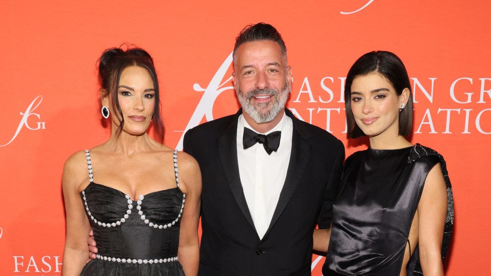 NEW YORK, NEW YORK - OCTOBER 15: (L-R) Heidi D'Amelio, Marc D'Amelio and Dixie D'Amelio attend the 40th FGI Night of Stars Fashion Awards Gala at The Plaza Hotel on October 15, 2024 in New York City. (Photo by Dia Dipasupil/Getty Images)