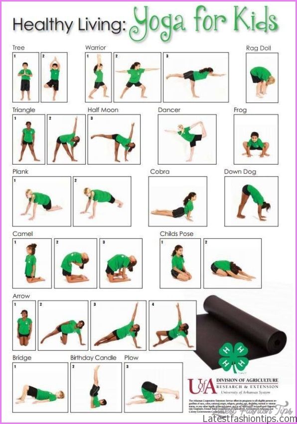 basic yoga poses for beginners printable